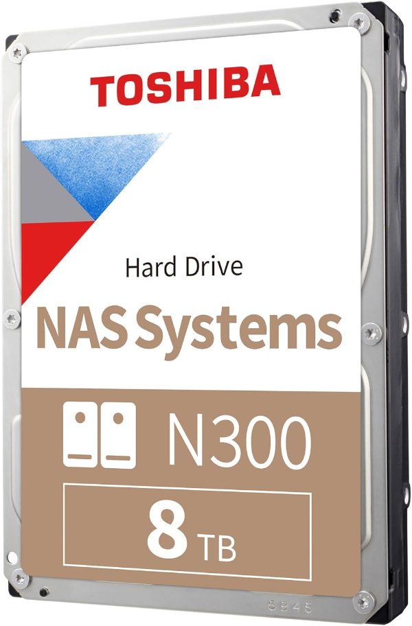 דיסק פנימי TOSHIBA N300 NAS SYSTEM 8TB 3.5 HDD 7200RPM
