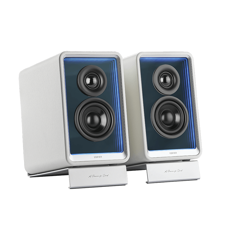 Edifier QR65 Active Monitor Spkr with 65W GaN Chrgr(white)
