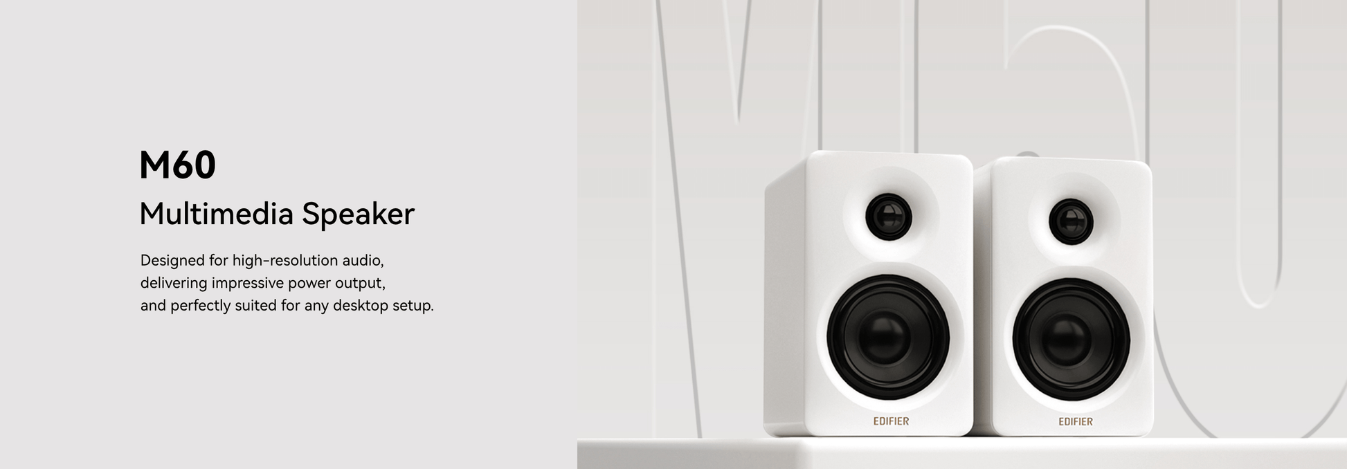 EDIFIER M60 - DT Bluetooth Bookshelf Speaker HiRes (oak)