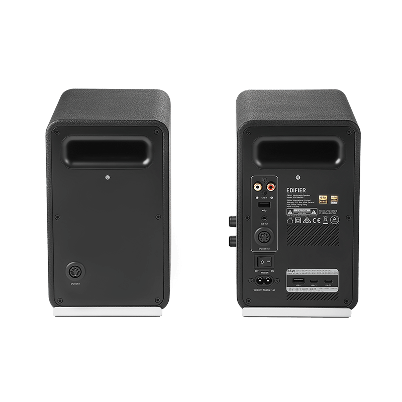Edifier QR65 Active Monitor Spkr with 65W GaN Chrgr(black)