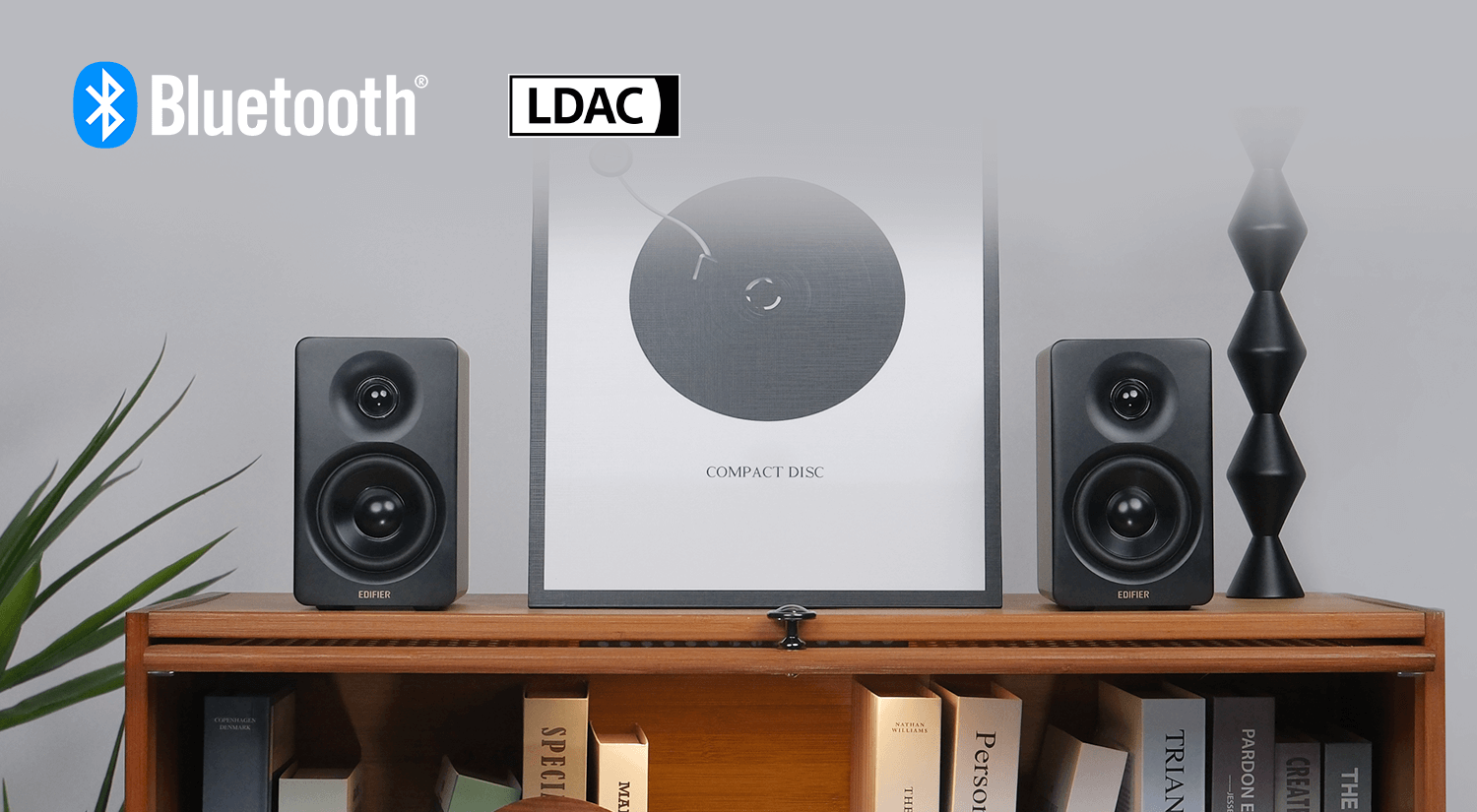 EDIFIER M60 - DT Bluetooth Bookshelf Speaker HiRes (oak)