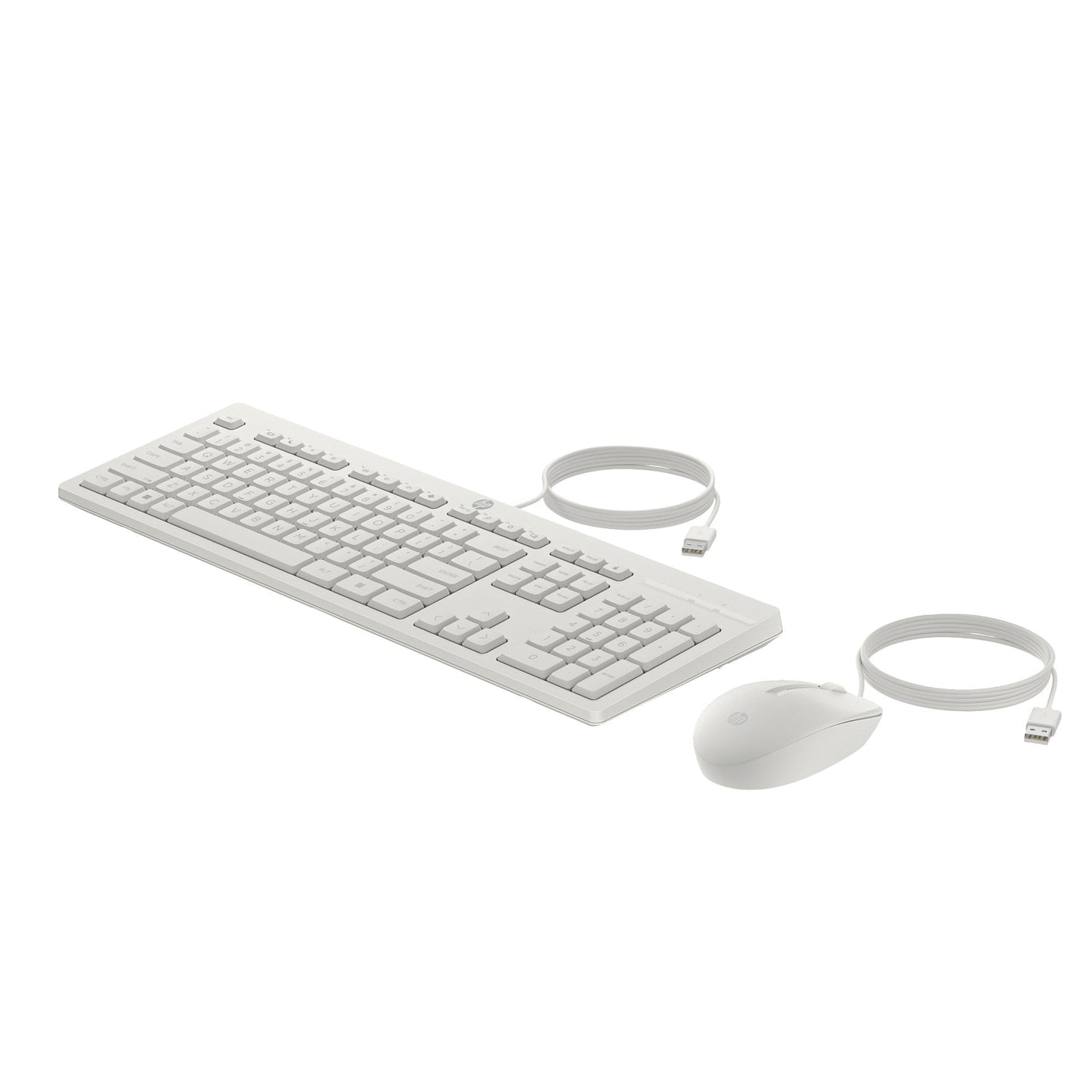 סט קומבו מקלדת+עכבר HP 225 Wired MSE and KB G2 CWH|לבן