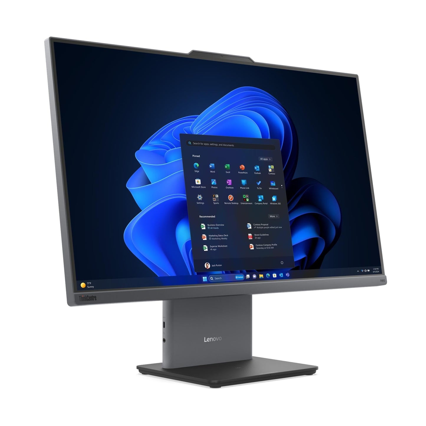 LENOVO ThinkCentre AIO 50a 27 G6 U7-256V|16GB|512GB|Dos|3YR