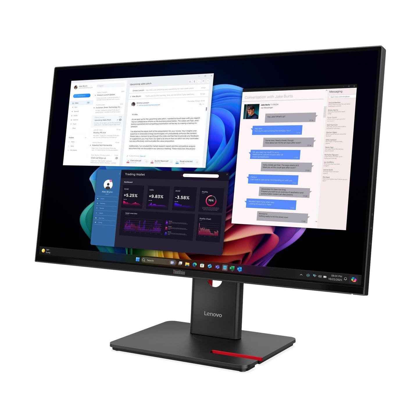 LENOVO ThinkVision  T27UD-40 | 3Y