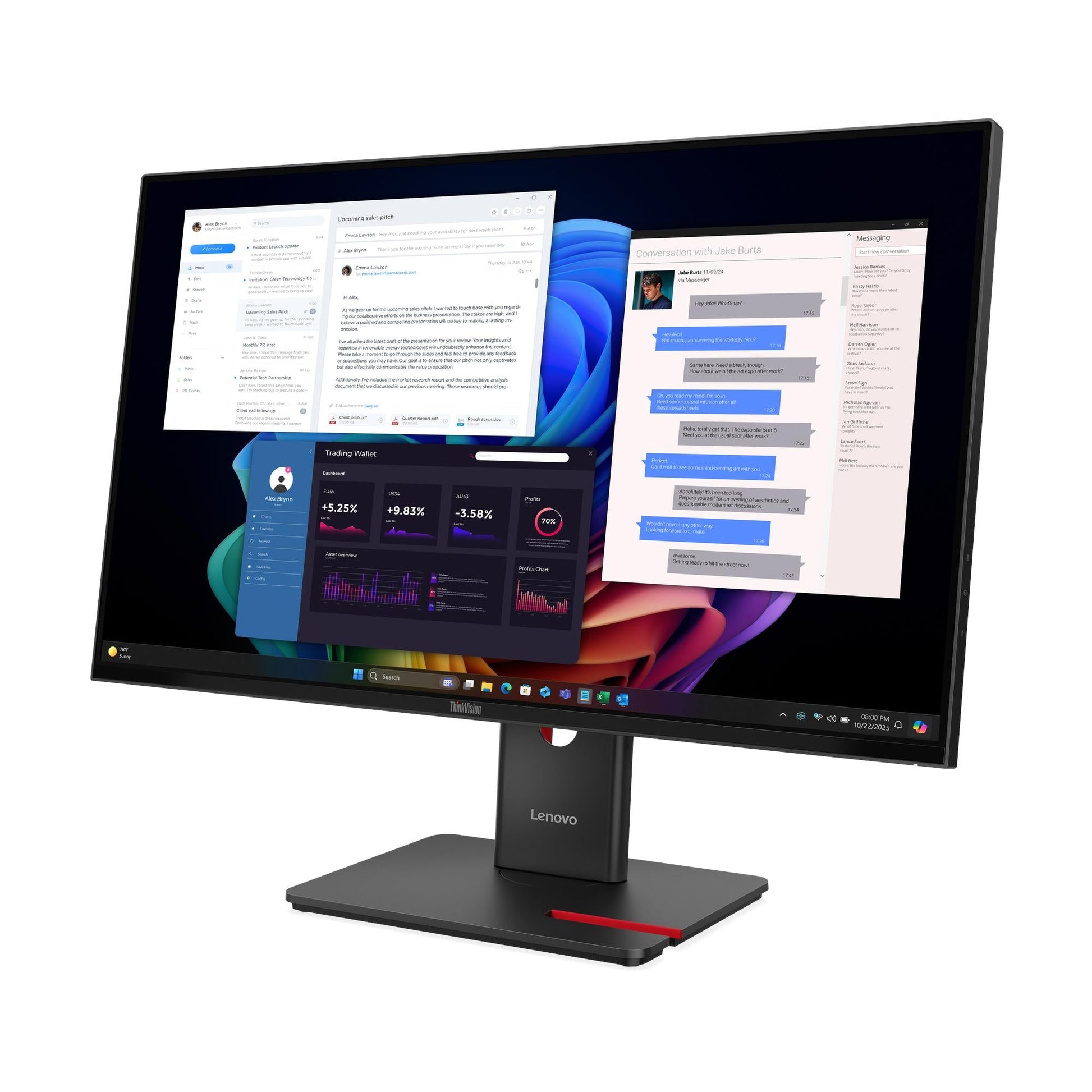 LENOVO ThinkVision  T27UD-40 | 3Y