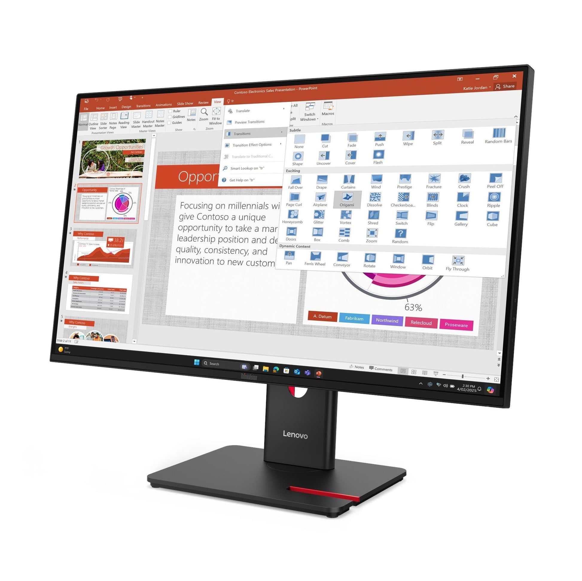 LENOVO  T27-40 | IPS 1920x1080 | USB Port | 3Y