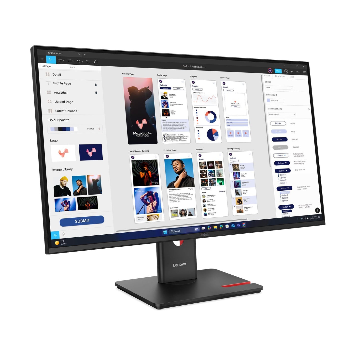 LENOVO ThinkVision  T32UD-40 | 3Y