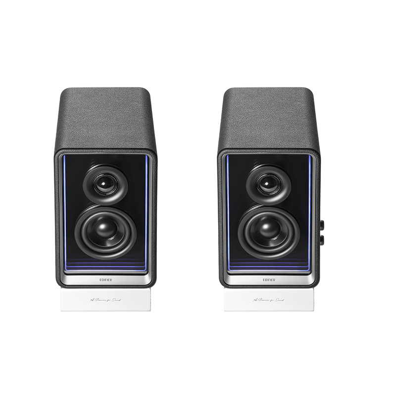 Edifier QR65 Active Monitor Spkr with 65W GaN Chrgr(black)