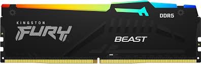 זכרון לנייח KINGSTON FURY BEAST RGB DDR5 32GB 5600MHZ CL40 XMP
